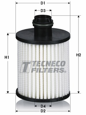 Масляный фильтр   OL02506/1E   TECNECO FILTERS