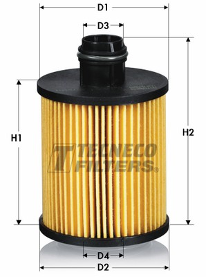 Масляный фильтр   OL02506E   TECNECO FILTERS