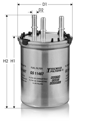 Топливный фильтр   GS11467   TECNECO FILTERS