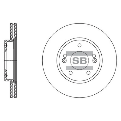 Гальмівний диск   SD1135   Hi-Q