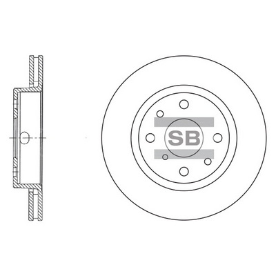 Гальмівний диск   SD2015   Hi-Q
