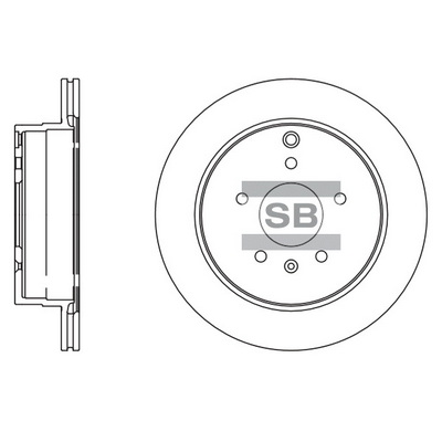 Тормозной диск   SD3039   Hi-Q