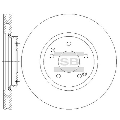 Тормозной диск   SD3042   Hi-Q