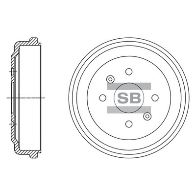 Тормозной диск   SD3054   Hi-Q