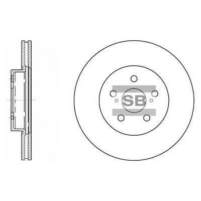 Тормозной диск   SD4001   Hi-Q