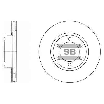 Тормозной диск   SD4004   Hi-Q