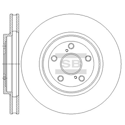 Тормозной диск   SD4033   Hi-Q