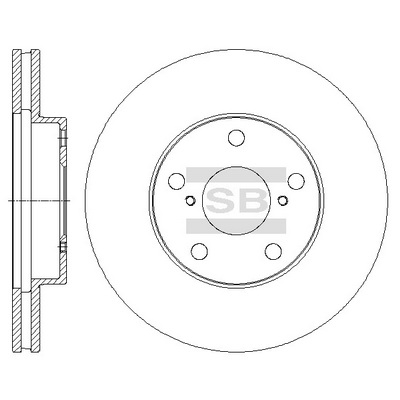 Тормозной диск   SD4050   Hi-Q
