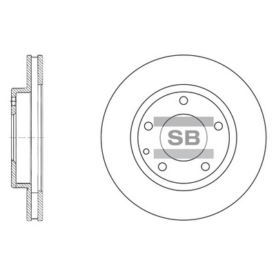 Тормозной диск   SD4405   Hi-Q