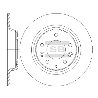 Тормозной диск   SD4412   Hi-Q