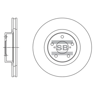 Тормозной диск   SD4702   Hi-Q