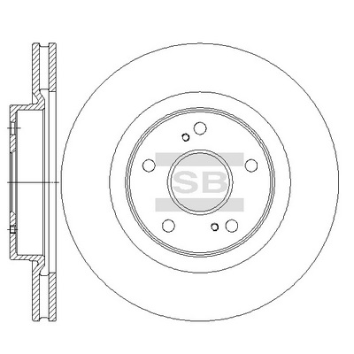 Тормозной диск   SD4801   Hi-Q