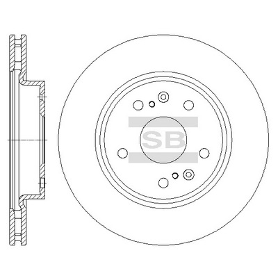 Тормозной диск   SD4810   Hi-Q