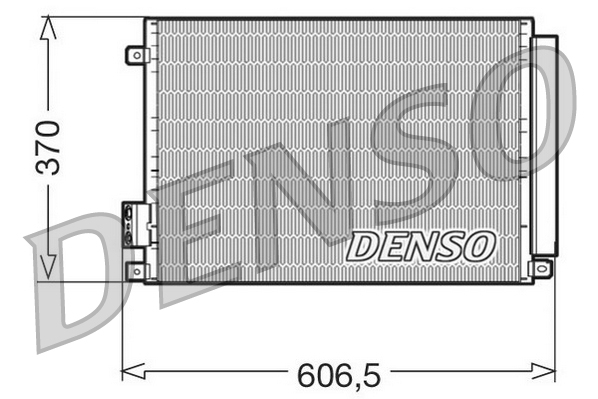 Конденсатор, система кондиціонування повітря   DCN09045   DENSO