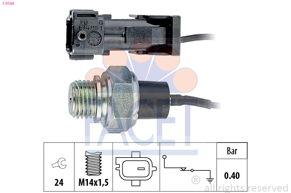Датчик давления масла   7.0144   FACET