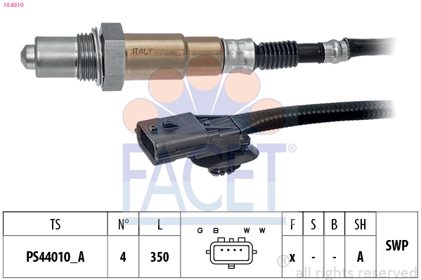 Кисневий датчик   10.8310   FACET