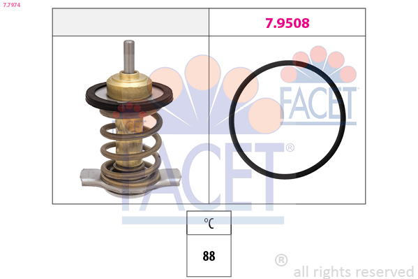 Термостат, охолоджувальна рідина   7.7974   FACET