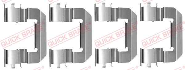 Комплектующие, колодки дискового тормоза   109-0014   QUICK BRAKE