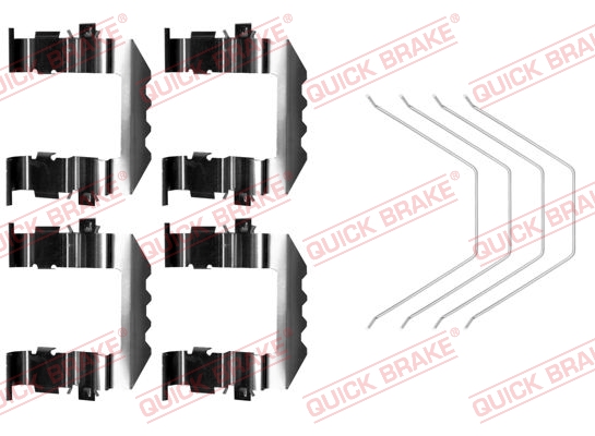 Комплектующие, колодки дискового тормоза   109-0018   QUICK BRAKE