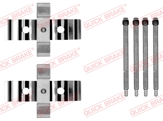 Комплектующие, колодки дискового тормоза   109-0054   QUICK BRAKE