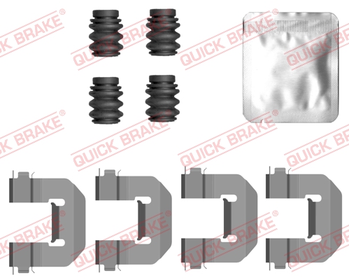 Комплектующие, колодки дискового тормоза   109-0126   QUICK BRAKE