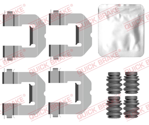 Комплектующие, колодки дискового тормоза   109-0162   QUICK BRAKE