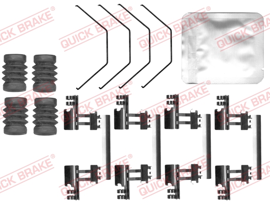 Комплектующие, колодки дискового тормоза   109-0170   QUICK BRAKE