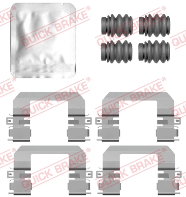 Комплектующие, колодки дискового тормоза   109-0176   QUICK BRAKE