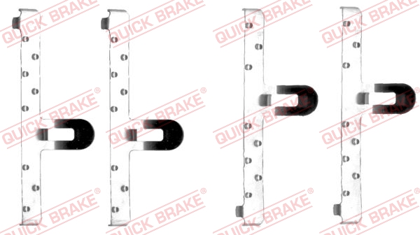 Комплектующие, колодки дискового тормоза   109-1048   QUICK BRAKE