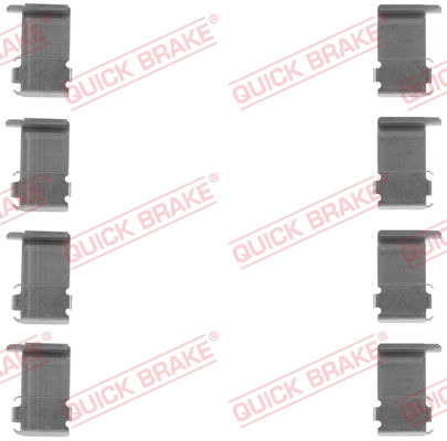 Комплектующие, колодки дискового тормоза   109-1162   QUICK BRAKE