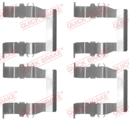 Комплектующие, колодки дискового тормоза   109-1194   QUICK BRAKE