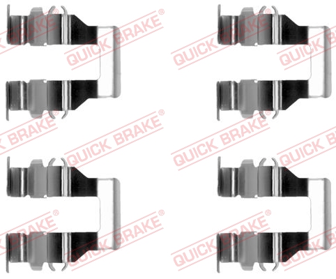 Комплектующие, колодки дискового тормоза   109-1199   QUICK BRAKE