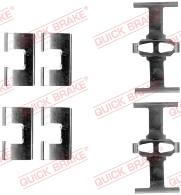 Комплектующие, колодки дискового тормоза   109-1203   QUICK BRAKE