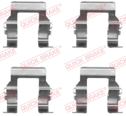 Комплектующие, колодки дискового тормоза   109-1279   QUICK BRAKE