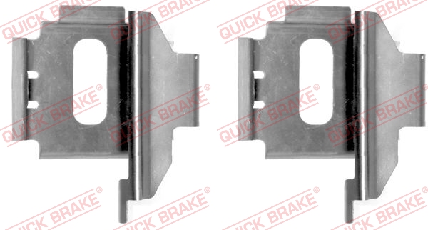 Комплектующие, колодки дискового тормоза   109-1283   QUICK BRAKE
