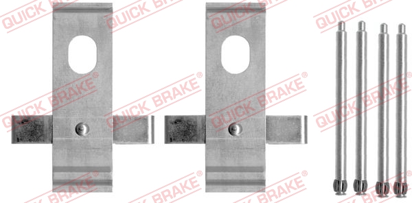 Комплектующие, колодки дискового тормоза   109-1634   QUICK BRAKE