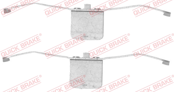Комплектующие, колодки дискового тормоза   109-1639   QUICK BRAKE