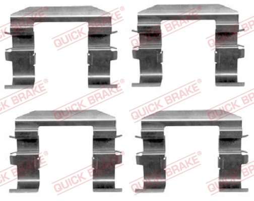 Комплектующие, колодки дискового тормоза   109-1664   QUICK BRAKE