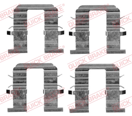 Комплектующие, колодки дискового тормоза   109-1746   QUICK BRAKE