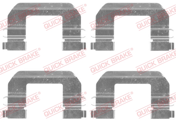 Комплектующие, колодки дискового тормоза   109-1825   QUICK BRAKE