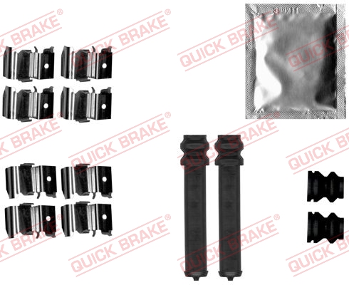 Комплектующие, колодки дискового тормоза   109-1855   QUICK BRAKE