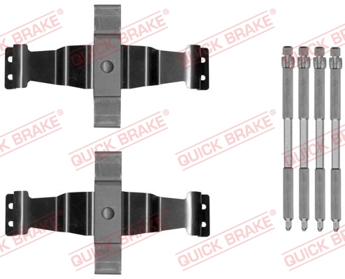 Комплект приладдя, накладка дискового гальма   109-1886   QUICK BRAKE