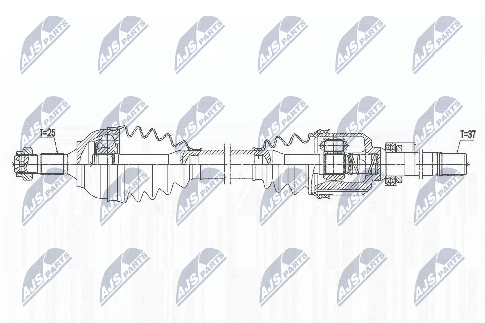 Приводний вал   NPW-CT-107   NTY