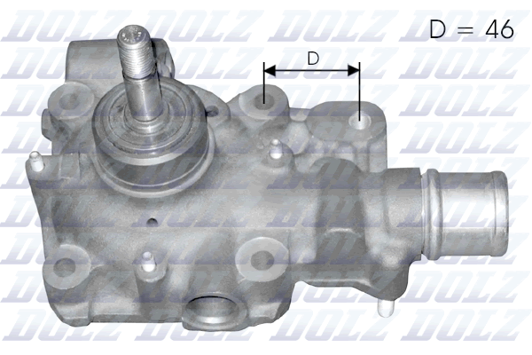 Водяной насос, охлаждение двигателя   B120   DOLZ