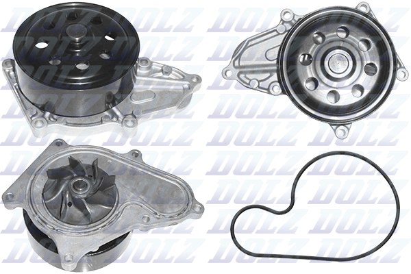Насос охолоджувальної рідини, охолодження двигуна   H143   DOLZ