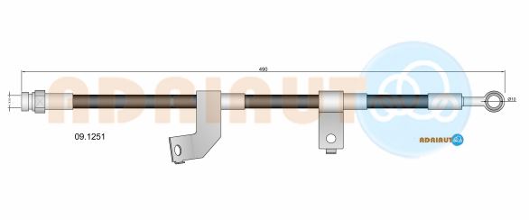 Тормозной шланг   09.1251   ADRIAUTO
