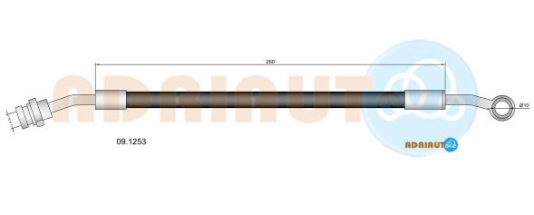 Гальмівний шланг   09.1253   ADRIAUTO