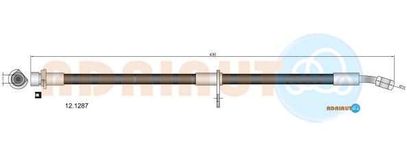 Тормозной шланг   12.1287   ADRIAUTO