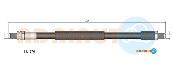 Тормозной шланг   13.1276   ADRIAUTO