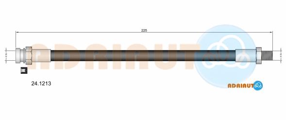Тормозной шланг   24.1213   ADRIAUTO